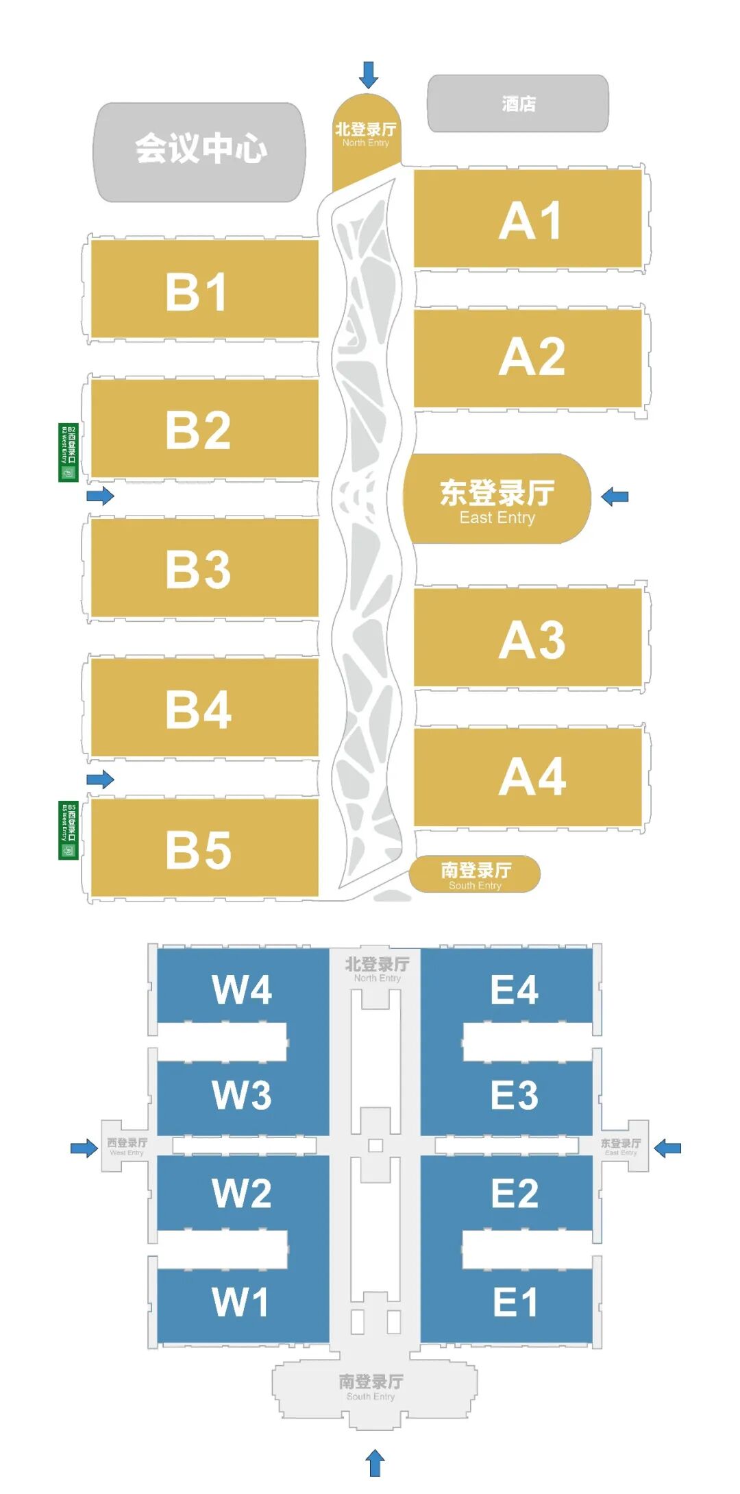 2026北京国际汽车展览会展位分布图